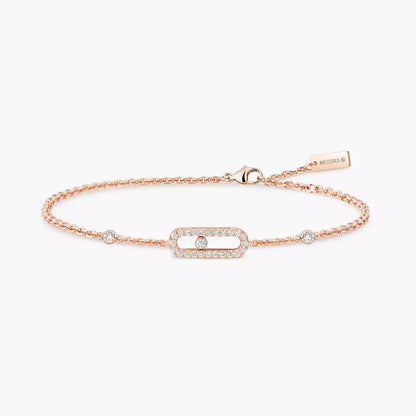 [Clara Jewely]Move Uno Diamond Bracelet