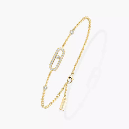 [Clara Jewely]Move Uno Diamond Bracelet