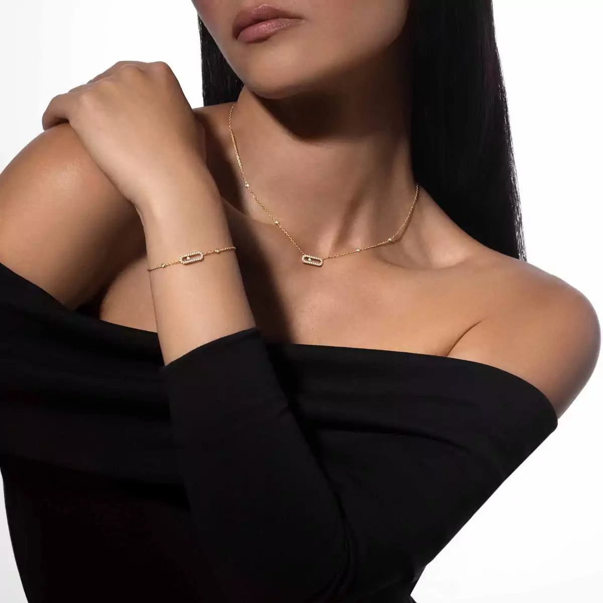[Clara Jewely]Move Uno Diamond Bracelet