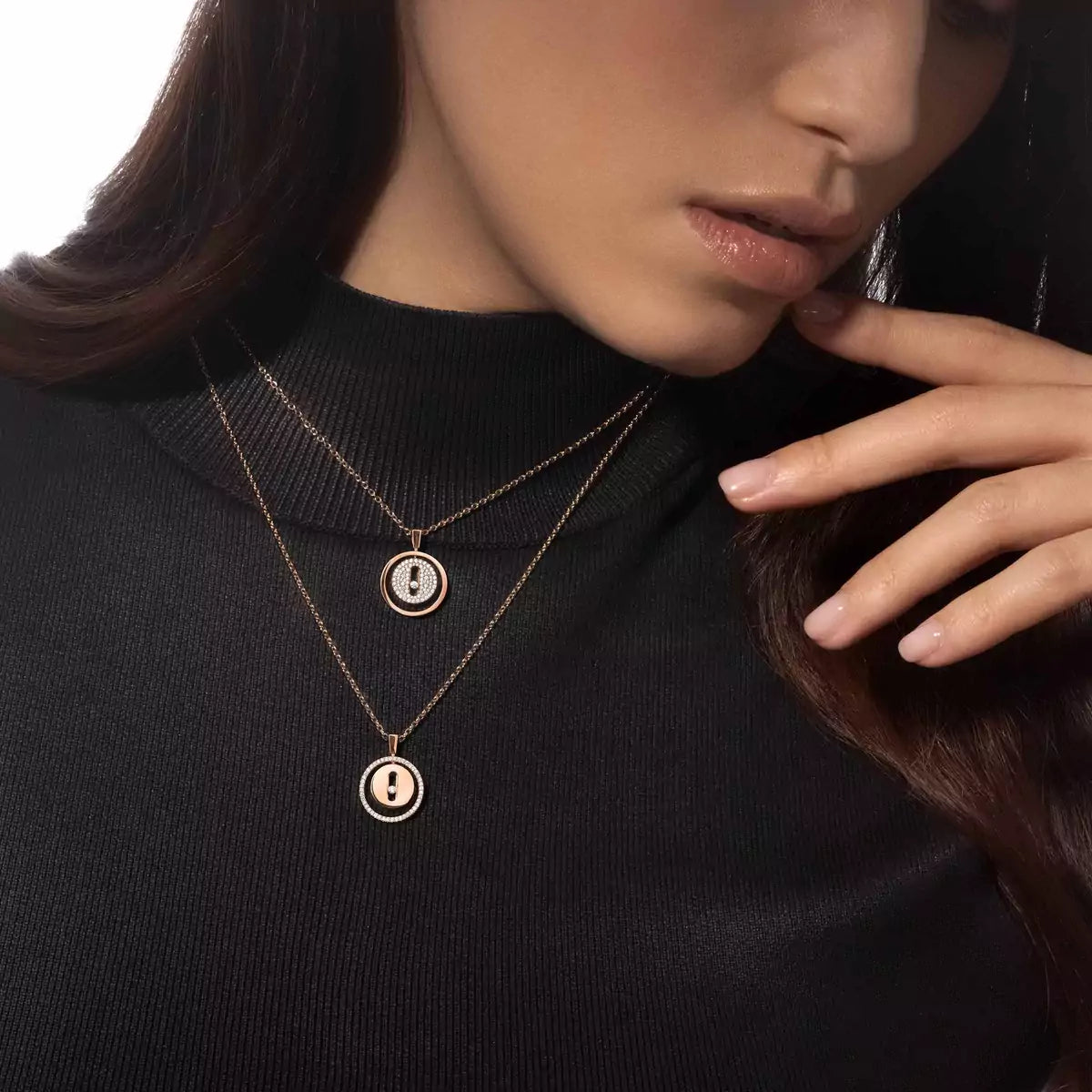 [Clara Jewely] Lucky Move Diamond Necklace