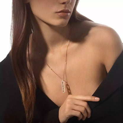 [Clara Jewely]Diamond Necklace Move 10Th