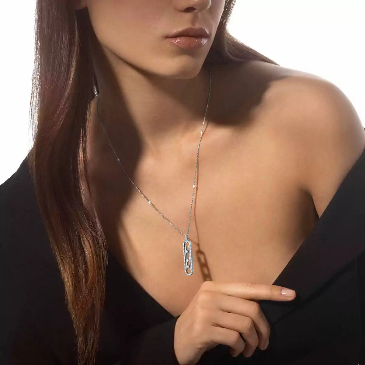 [Clara Jewely]Diamond Necklace Move 10Th