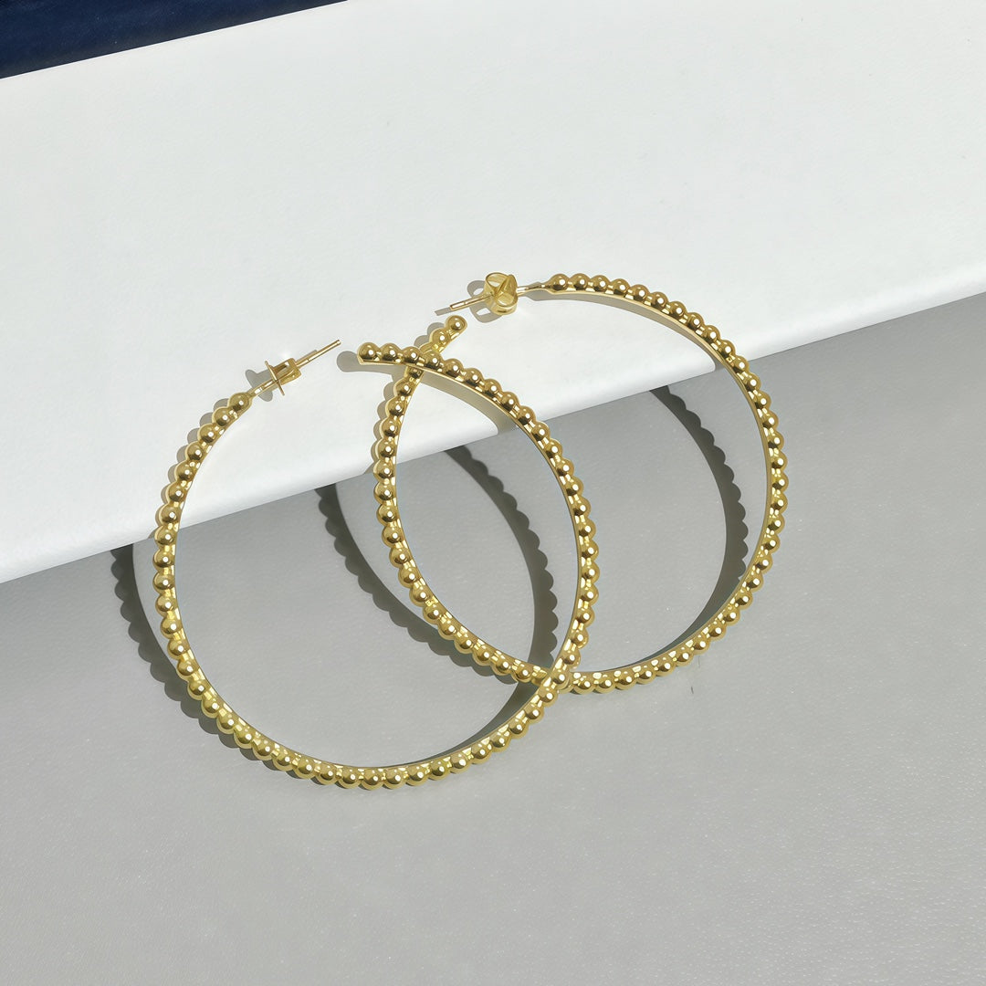 [Clara Jewels] SMOOTH BEAD STUD EARRINGS