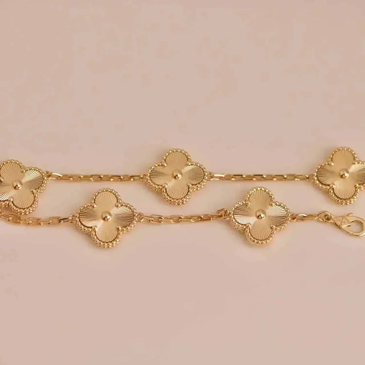 [Clara Jewels] CLOVER 5 MOTIF LASER BRACELET COLLECTION