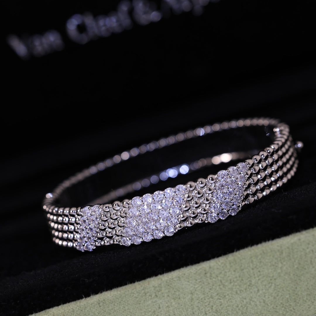 [Clara Jewels]  FIVE-ROW DIAMOND BRACELET