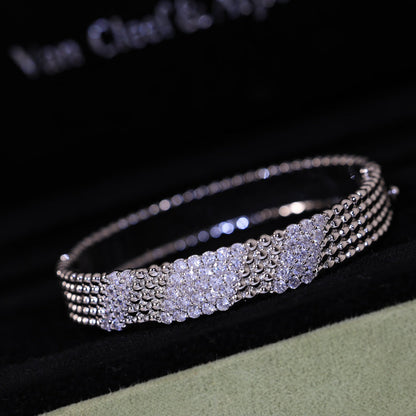 [Clara Jewels]  FIVE-ROW DIAMOND BRACELET