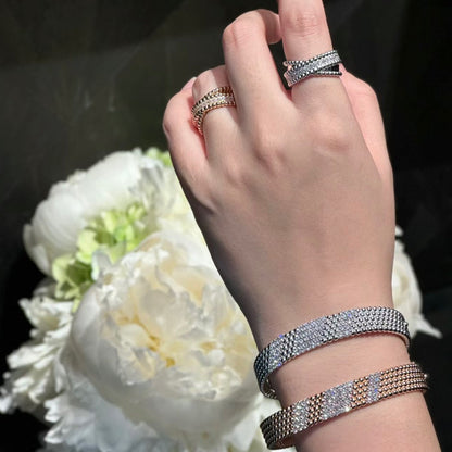 [Clara Jewels]  FIVE-ROW DIAMOND BRACELET