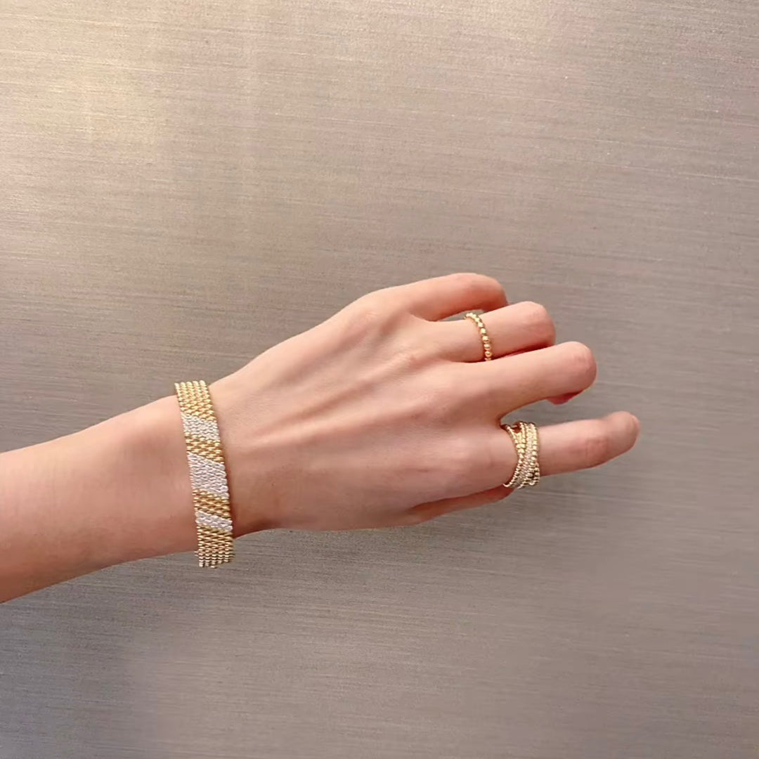 [Clara Jewels]  FIVE-ROW DIAMOND BRACELET