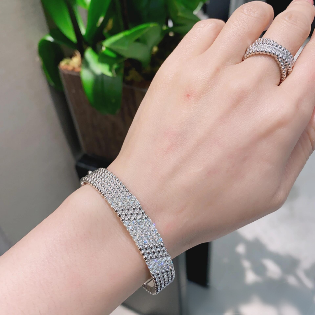 [Clara Jewels]  FIVE-ROW DIAMOND BRACELET
