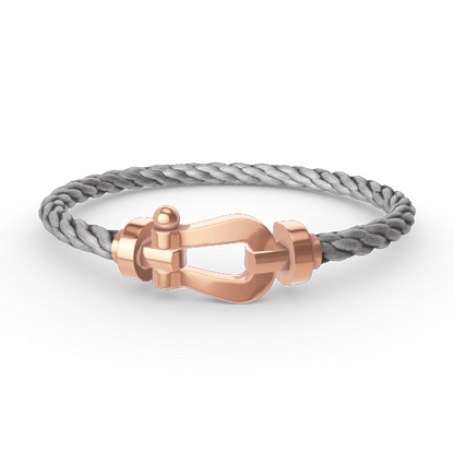 [Clara Jewels]FORCE LARGE HORSESHOE NO DIAMOND BRACELET ROSE GOLD