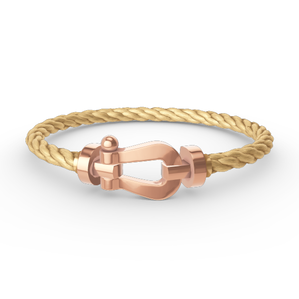[Clara Jewels]FORCE LARGE HORSESHOE NO DIAMOND BRACELET ROSE GOLD