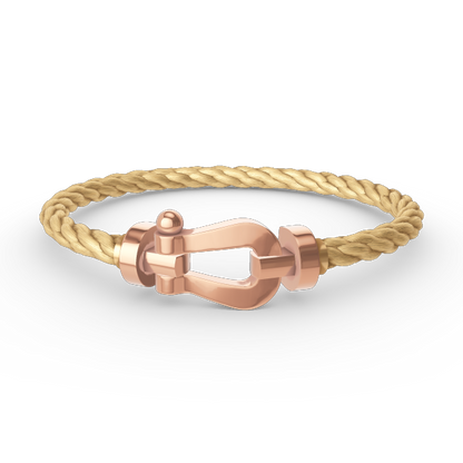 [Clara Jewels]FORCE LARGE HORSESHOE NO DIAMOND BRACELET ROSE GOLD