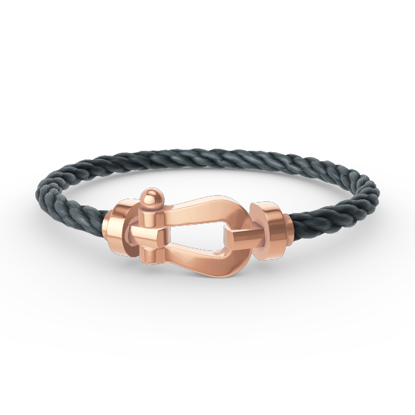 [Clara Jewels]FORCE LARGE HORSESHOE NO DIAMOND BRACELET ROSE GOLD