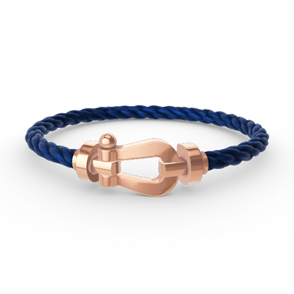 [Clara Jewels]FORCE LARGE HORSESHOE NO DIAMOND BRACELET ROSE GOLD