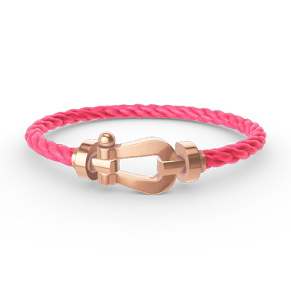 [Clara Jewels]FORCE LARGE HORSESHOE NO DIAMOND BRACELET ROSE GOLD