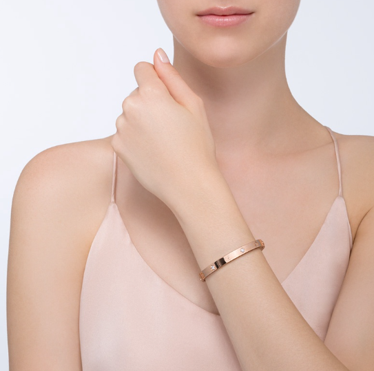 [Clara Jewels]LOVE BRACELET 6.1MM 4 DIAMONDS
