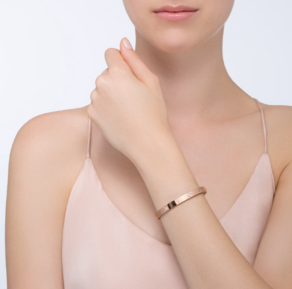 [Clara Jewels]LOVE BRACELET 6.1MM 4 DIAMONDS