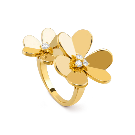 [Clara Jewels]CLOVER COMOS GOLD DIAMOND RING