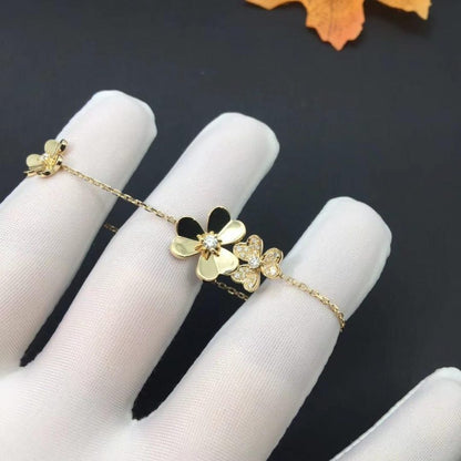 [Clara Jewels]FRIVOLE GOLD 5 FLOWERS BRACELET