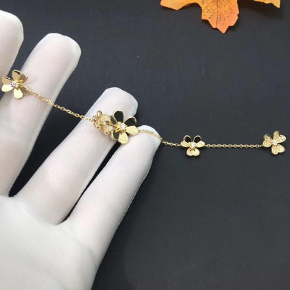 [Clara Jewels]FRIVOLE GOLD 5 FLOWERS BRACELET
