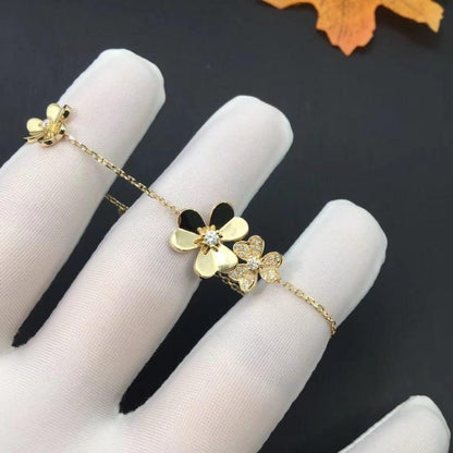 [Clara Jewels]FRIVOLE GOLD 5 FLOWERS BRACELET