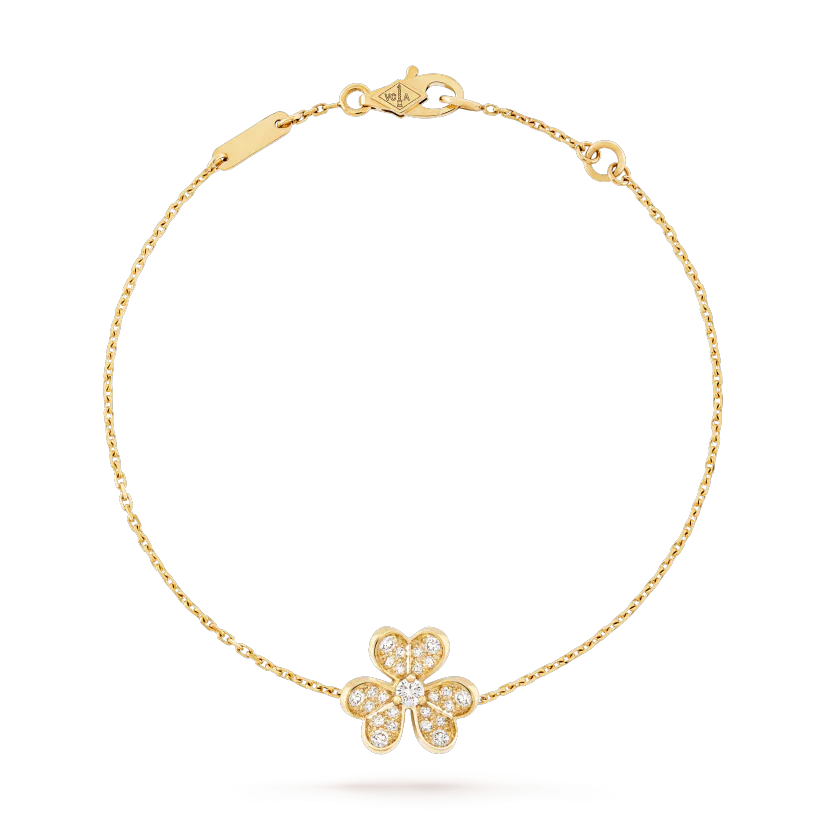 [Clara Jewels]FRIVOLE GOLD FLOWER DIAMOND BRACELET