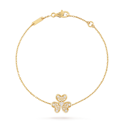 [Clara Jewels]FRIVOLE GOLD FLOWER DIAMOND BRACELET