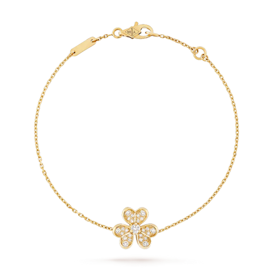 [Clara Jewels]FRIVOLE GOLD FLOWER DIAMOND BRACELET