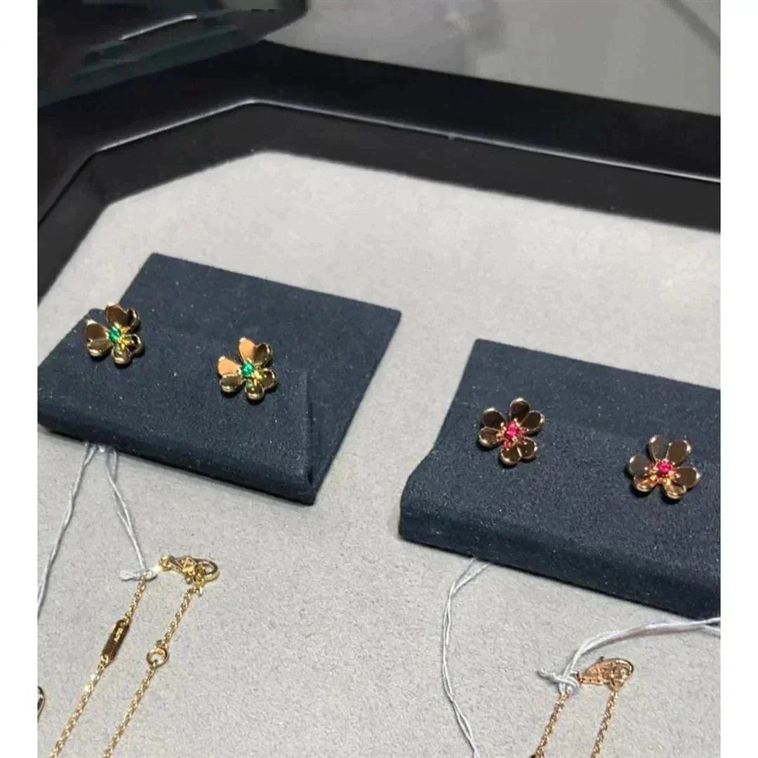 [Clara Jewels]FRIVOLE  FLOWER PINK EARRINGS