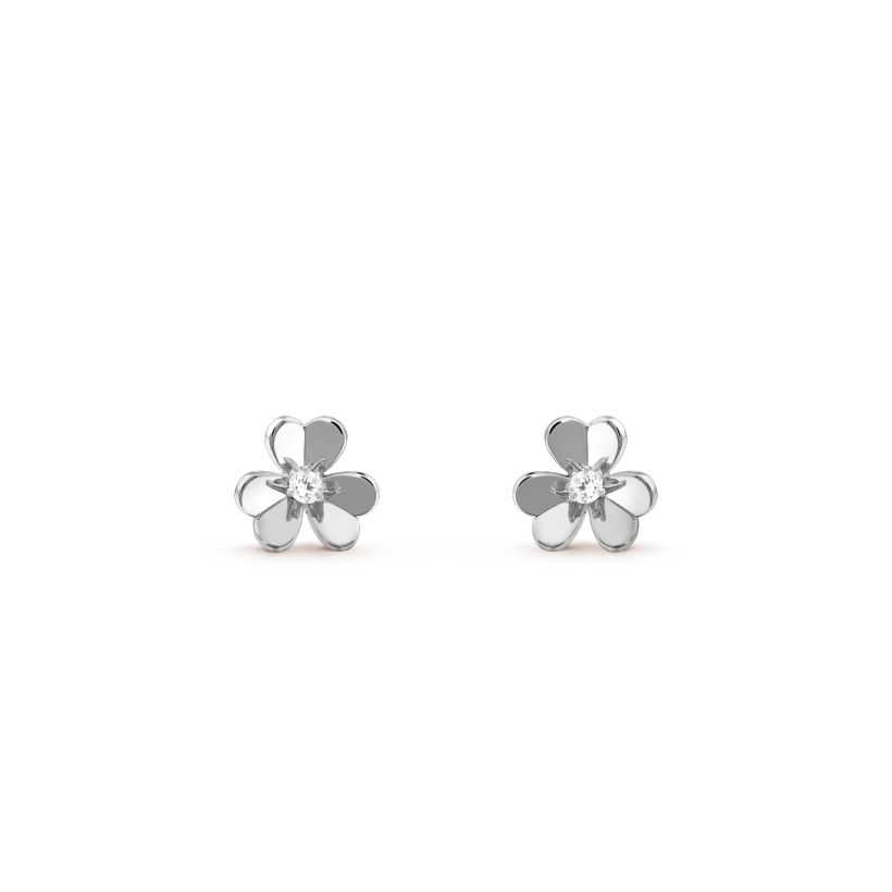 [Clara Jewels]FRIVOLE MINI SILVER FLOWER EARRINGS