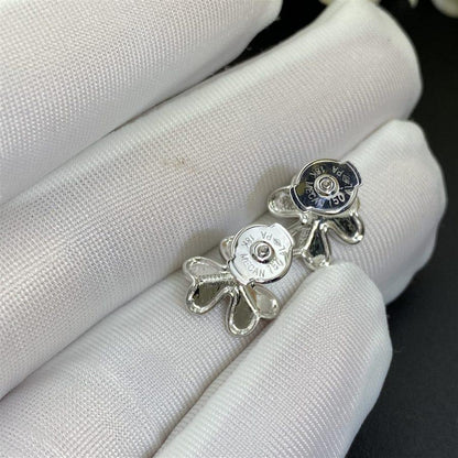 [Clara Jewels]FRIVOLE MINI SILVER FLOWER EARRINGS