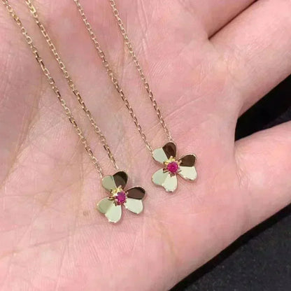 [Clara Jewels]FRIVOLE GOLD FLOWER NECKLACE