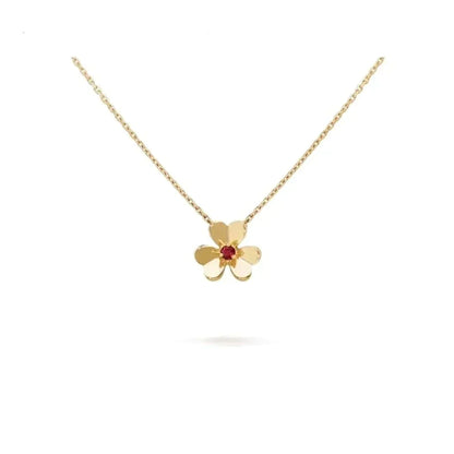 [Clara Jewels]FRIVOLE GOLD FLOWER NECKLACE