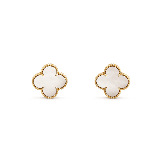 [Clara Jewels]CLOVER MINI GOLD EARRINGS