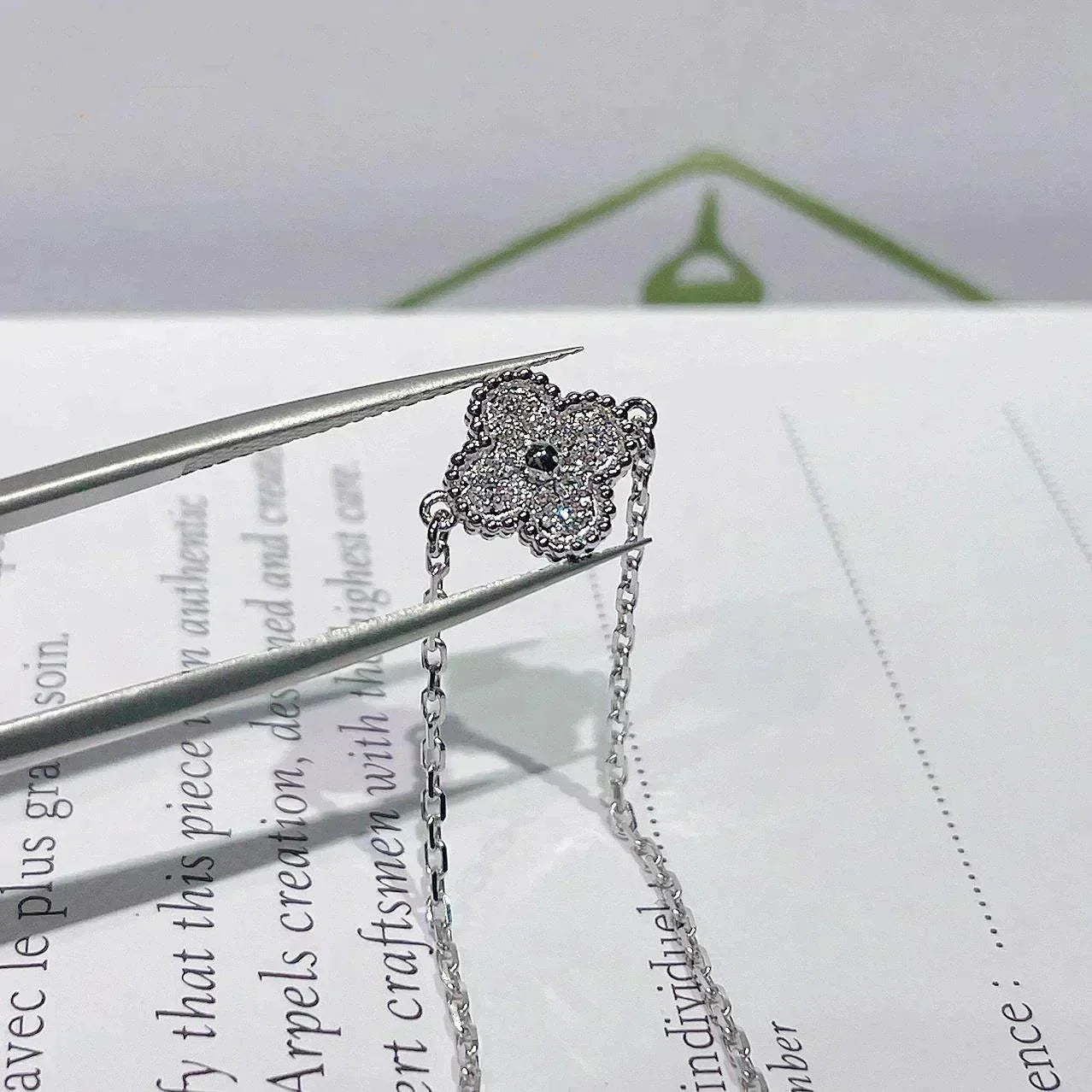 [Clara Jewels]CLOVER  SINGLE FLOWER BRACELET SILVER