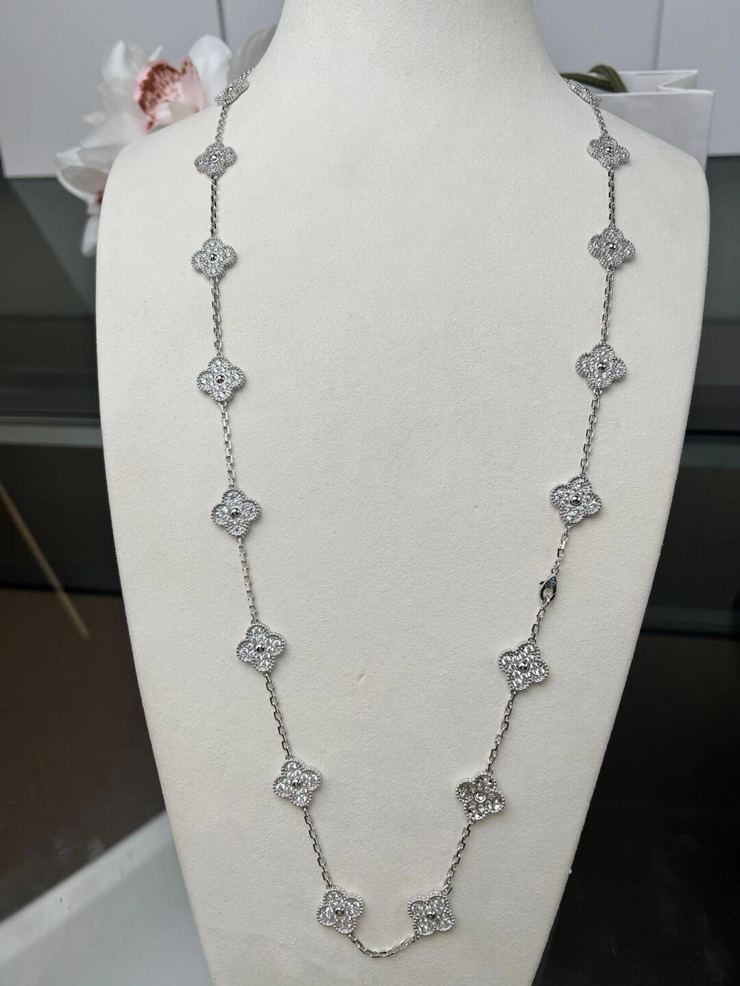 [Clara Jewels]CLOVER 20 MOTIFS DIAMOND SILVER