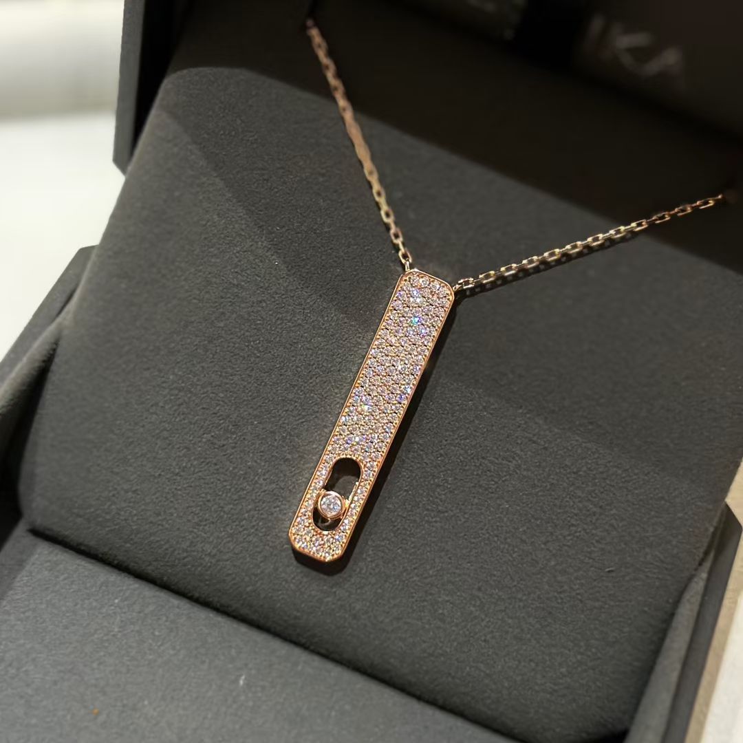 [Clara Jewely]MY FIRST DIAMOND PAVED NECKLACE