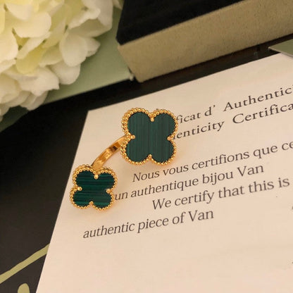 [Clara Jewels]CLOVER BETWEEN THE FINGER RING