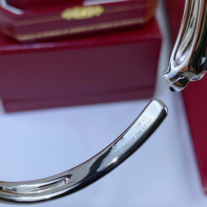 [Clara Jewels]PANTHERE SILVER OPEN BRACELET