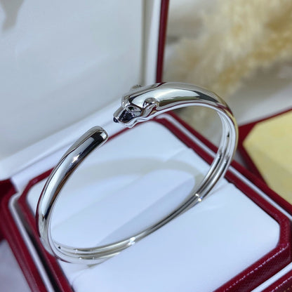 [Clara Jewels]PANTHERE SILVER OPEN BRACELET