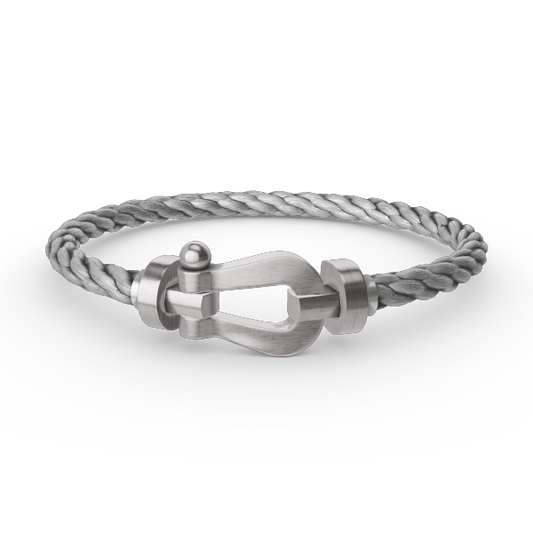 [Clara Jewels]FORCE LARGE HORSESHOE NO DIAMOND BRACELET SILVER