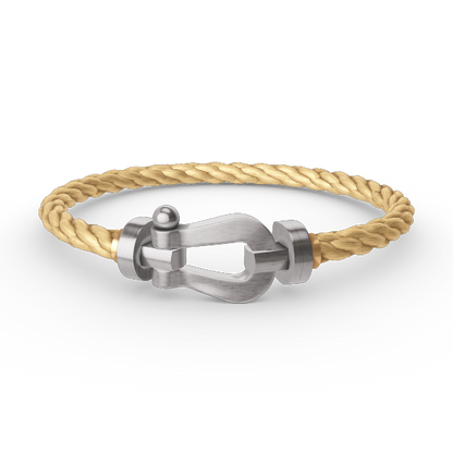 [Clara Jewels]FORCE LARGE HORSESHOE NO DIAMOND BRACELET SILVER