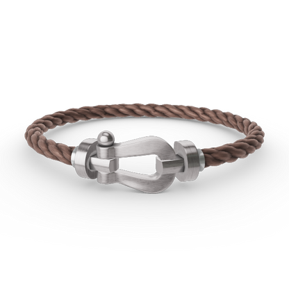 [Clara Jewels]FORCE LARGE HORSESHOE NO DIAMOND BRACELET SILVER