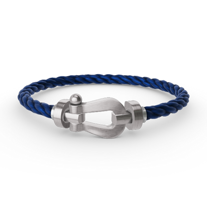 [Clara Jewels]FORCE LARGE HORSESHOE NO DIAMOND BRACELET SILVER
