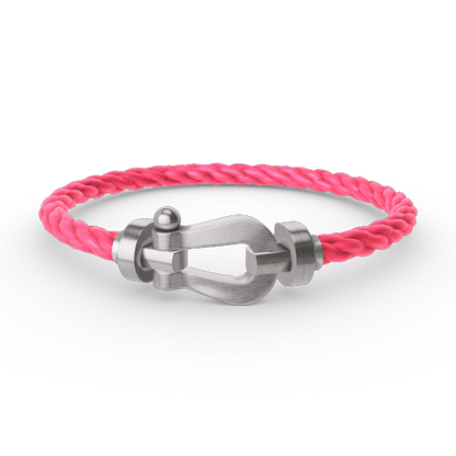 [Clara Jewels]FORCE LARGE HORSESHOE NO DIAMOND BRACELET SILVER