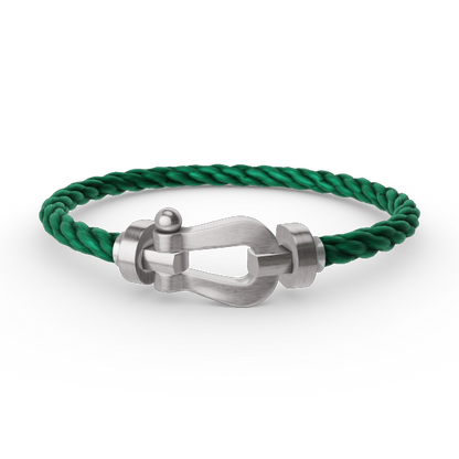 [Clara Jewels]FORCE LARGE HORSESHOE NO DIAMOND BRACELET SILVER