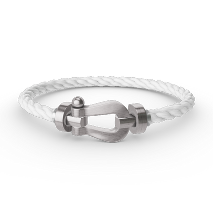 [Clara Jewels]FORCE LARGE HORSESHOE NO DIAMOND BRACELET SILVER