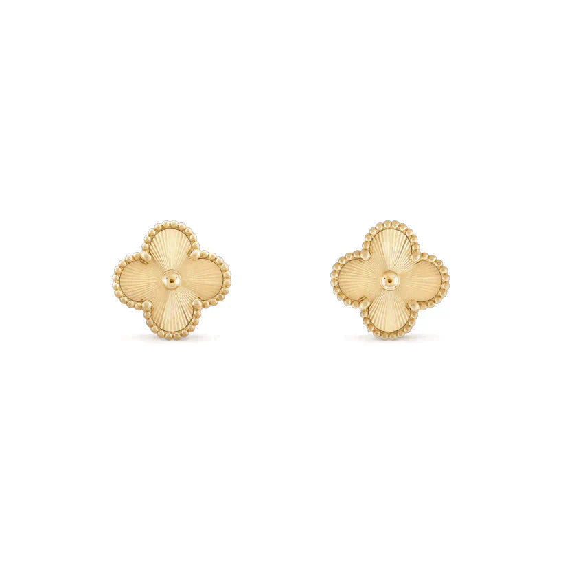 [Clara Jewels]CLOVER MEDIUM 1 MOTIFS LASER EARRINGS