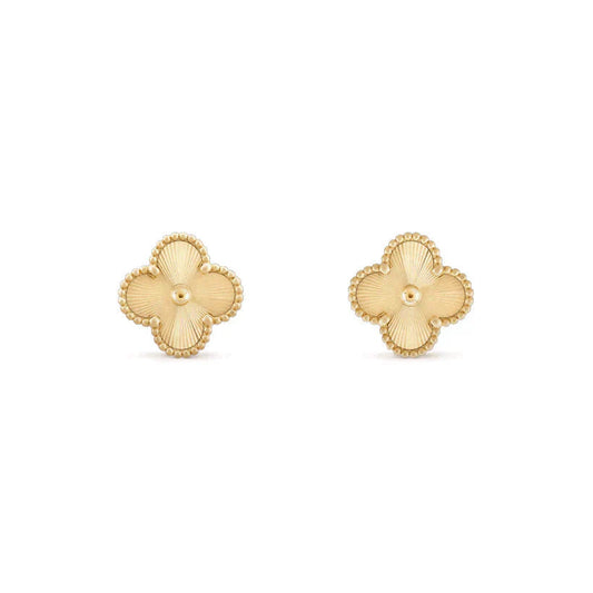 [Clara Jewels]CLOVER MEDIUM 1 MOTIFS LASER EARRINGS