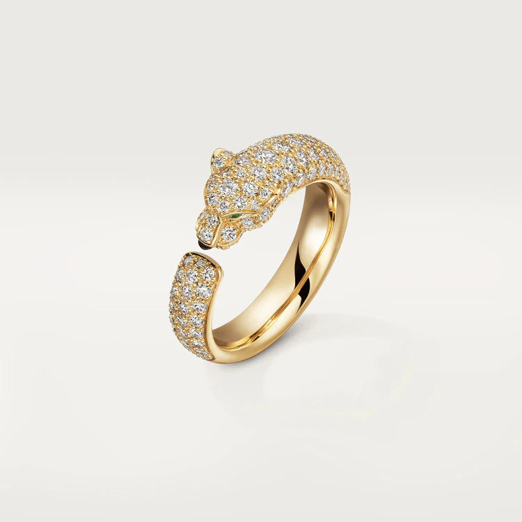 [Clara Jewels]PANTHERE PINK GOLD DIAMOND RING